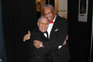 Joe Messina & Jack Ashford embrace after Grammy 1