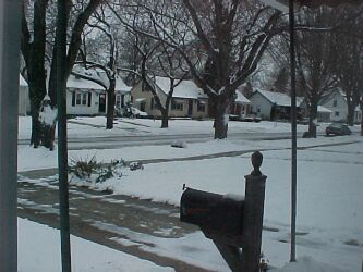 SNOW in Detroit Area 020104