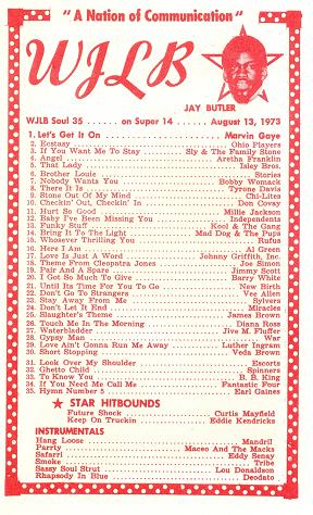 WJLB Soul Chart 1973